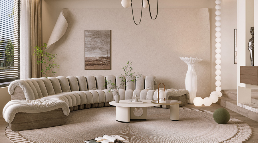 雅寶定制 | 輕奢侘寂混搭住宅設計